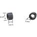 200pcs 5.0X3.0X3.0mm Silicone Micro Rings Links Beads for Hair Extensions (Black) 200 pieces Black - Buy Online on GoSupps.com