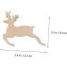 COHEALI 40 Pcs Christmas Ornaments Unfinished Christmas Wooden Wood Cutouts Accessories Manual Crafts As Shownx2pcs Size 2x2pcs - Buy Online on GoSupps.com