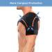 Adjustable Shoulder Brace Support for Rotator Cuff Compression - Ideal for Fitness & Training Exercises - Shoulder Brace 02 - Buy Online on GoSupps.com