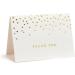 Gartner Studios Gold Foil Dots Thank You Cards - Ivory - Set of 50 with Envelopes - Buy Online on GoSupps.com