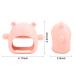 Baby Little Bear Silicone Teething Toy for 3-12 Months Infants - Anti-Dropping Wrist Teether Mitten - Sensory Chew Toy (Pink) - Buy Online on GoSupps.com