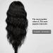 Emmor Black Wig with Bangs - Long Wavy Synthetic Hair Wig for Women | Perfect for Everyday Wear & Parties - Buy Online on GoSupps.com