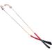 Epasha ironing glasses spare bracket frame glasses broken legs 1 pair of borderless glasses 2-hole brackets rhinestone-metal glasses repair parts glasses bracket replacement arms pink
