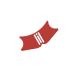 Eyebrow Shaping Stencil Silicone Makeup Tool Nose Contour Stencil Flexible Lightweight Multifunctional Contour Template Red