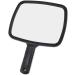 Accessotech Professional Handheld Salon Barbers Hairdressers Paddle Mirror - Black - Buy Online on GoSupps.com