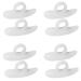 HEALLILY Bunion Pads Silicone Toe Separators Hammer Toe Correctors Straightener Spacers Metatarsal Pads Forefoot Cushion Pads for Women Ladies Students 4 Pairs Toe Spacers