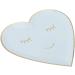 Blue Heart Shape Paper Plate Paper Tableware No Odor Disposable for Party BBQ Picnic Receptions Barbecue Food Holding Cake Snack - Buy Online on GoSupps.com