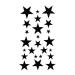 Body painting tattoo stickers Watertight temporary tattoo black star