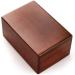 Wood Pet Cremation Urn for Ashes - Dog Cat Urn (0-45lbs) - Buy Online on GoSupps.com