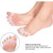 Toe Spreader Set for Hallux Valgus | Silicone Toe Separator & Hammer Toe Correction - Unisex Solution - Buy Online on GoSupps.com