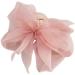 Bow Hair Claw Clips For Women Mesh Tulle Bowknot Hair ClipsLarge Ponytail Hair For Girls Dec Hair Clamp Clips Claws Nonslip Pink 1 count (Pack of 1) - Buy Online on GoSupps.com