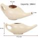 Leak Proof Porcelain Ceramic Neti Pot 220 ML Brown - Buy Online on GoSupps.com