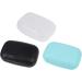 Ciieeo 4 Pcs Soap Dish Soap Holder Soap Case Drain Kitchen Soap Holder Bath Soap Holder Soap Case Black Portable Soap Rack Wooden Soap Holder Container Travel Water Proof - Buy Online on GoSupps.com