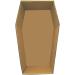 petbye XL Cardboard Animal Coffin Natural - 60 x 36 x 21 cm Pet Coffin for Funeral and Earth Funeral Pet Solid Cardboard Animal Coffin Extra Stable Gr. XL - Buy Online on GoSupps.com