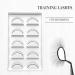 Gemerry 25 Pairs of Self-Adhesive Practice Eyelashes for Beginners | Includes 7 Pads & 1 Brush | Perfect for Eyelash Extensions - Buy Online on GoSupps.com