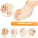 Bunion Corrector Toe Separator - Hallux Valgus Protector for Day and Night Use (1 Pair) - Buy Online on GoSupps.com