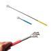 Steellwingsf Extendable Back Scratcher - 58 cm Stainless Steel Multi-Coloured | Ideal for Relieving Itch Anywhere | Shop Internationally - Buy Online on GoSupps.com