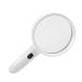 Led Magnifiers Handheld 10x Old Man Reading Magnifying Glass with Uv Light Electronic Repair Stamp Identification Magnifying Mirror Made in China
