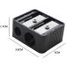 Eyeliner Sharpener Cosmetic Pencil Sharpener Double Holes Makeup Sharpener Dual Make Up Pencil Sharpener for Eyebrow Lip Liner Eyeliner - Buy Online on GoSupps.com