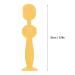 Diaper Cream Spatula | Soft Silicone Buttock Cream Applicator with Suction Cup - Skin-Friendly & Easy to Use (Yellow) - Buy Online on GoSupps.com