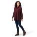 Smartwool Edgewood Poncho Sweater - Women's Black Cherry Heather X-Small