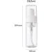 150ml Clear Travel Pump Bottles - Refillable Foam Soap Dispenser for Cleaning & Makeup (4 Pack) | International Shipping Available - Buy Online on GoSupps.com