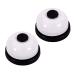 Dongker pet training bells 2 pieces of dog doorbell dog bells with large button for potty communication and cleanliness training white