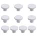 VILLCASE 10pcs Coral Frag Plug Acrylic Aquarium Coral Rack Holder Base Coral Frag Stand Aquarium Accessories (White)