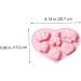 Alipis Chocolate DIY Mold 2pcs Cake Silicone Mold Silicone Molds Chocolate Cake Mold Baking Supply Donut Dog Biscuits 3D 20.7x15.2cm Pink - Buy Online on GoSupps.com
