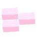 WOFASHPURET 3 Nail Remover Cotton Eyelashes with Glue Clean Pink Nail Towel Natural Cotton Fiber