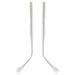 LNQ LUNIQI 1 pair of metal glass replacement arm glasses frame hanger replacement universal sun glasses brick replacement for thin metal glasses sunglasses (clear) transparent