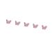 FEIlei 5Piece Colorful Metal Butterfly Nail Decoration Butterfly Charm for DIY Manicure