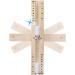 Sauna Hourglass Timer - 15 Minute Heat-Resistant White Wooden Sauna Watch & Wall Mount Accessories - Buy Online on GoSupps.com