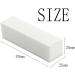 12 Piece Nail Buffer Blocks White Buffer Sanding Block Professional Nail Files Nail Buffer Manicure Pedicure Tools for Home and Salon Use Shaping and Buffing Nail Manicure Care - Buy Online on GoSupps.com