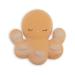Kaloo - Petit Calme - Bite ring made of natural rubber - octopus orange -colored - 10 cm - soft and ergonomic - massage effect - from birth K970705 orange -colored octopus