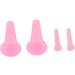 4-Part Face-Cutting Set | Food-Safe Silicone Facial Suction Tool & Cupping Massager for Face & Body Care (Pink) - Buy Online on GoSupps.com