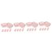 FOMIYES 8 Sets Girls' Noise Canceling Earplugs Construction Soundproof Earplugs Noise Cancelling Earbuds Noise Reduction Earplugs Nano Ear Hook Pink Invisible Travel