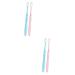 Healeved 4 pieces toothbrushes after birth Tools for oral care soft toothbrush for adult travel toothbrush teeth accessories Tool for oral care adult japan travel