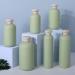Fomiyes Refillable Squeezing Bottles - 400ml Travel Lotion & Shampoo Bottle with Hinged Lid - Set of 3 Green - Perfect for Cleaning Solutions & Lottery Use - Buy Online on GoSupps.com