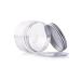 Empty PET Cosmetic Containers with Aluminum Caps 50g/100g/150g Perfect for Creams Lotions & Makeup - Pack of 6 - Buy Online on GoSupps.com