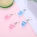 ZZ ZINFANDEL Fun Pacifier Necklace Earrings Set - Pink Acrylic Jewelry for Women and Girls - Buy Online on GoSupps.com