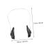 FOMIYES 8 Pcs Silicone Ear Covers for Hair Dryer and Shower - Black, 20X14.2CM - Ear Protector Caps for Hair Salon - Buy Online on GoSupps.com