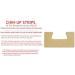 Chin-Up Strips Horseshoe Model: Prevent Dropping Open Mouth During Sleep, Stops Snoring & Dry Mouth, Ideal for CPAP Users - 30 Night Supply - Buy Online on GoSupps.com
