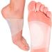 Soft Silicone Gel Arch Support Set for Flat Foot Pain Relief - 2 Pairs for Men and Women | Plantar Fasciitis Cushioned Sleeves with Arch and Heel Spurs Support - Buy Online on GoSupps.com