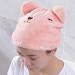 Soft Absorbent Dry Hair Cap | Cute Cartoon Bear Microfiber Towel for Kids & Adults | Quick Drying Pink Head Wrap - Buy Online on GoSupps.com