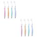 Tovinanna 8 Stk Ultrafine soft toothbrush children toothbrush travel toothbrush men toothbrush automatic toothbrush extra soft toothbrush bristles toothbrush so soft