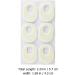 Heel Cushion Pads - 6 Sheets, Sweat-Absorbent & Non-Woven Foam Stickers - Buy Online on GoSupps.com