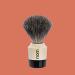 nom - Shaving brush - MARTEN series - Pure badger hair - Plastic black/cream