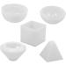 STOBOK 12 Pcs Soap Molds Silicone Square Mold Silicone Molds Jewelry Coaster Mold Silicone Casting Mold Dolls Heads for Crafts Diamond Resin Mold Resin Molds White Crystal Suite Whitex3pcs Mx3pcs - Buy Online on GoSupps.com