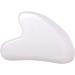 Heart-Shaped Guasha Board for Face Massage | White Synthetic Scraper for Skin Lifting & Body Massage - Shop Internationally - Buy Online on GoSupps.com